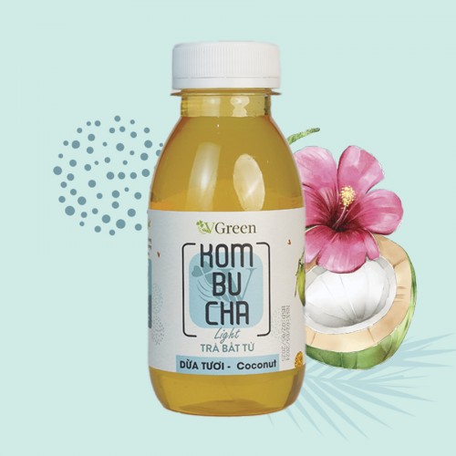 Vkombucha Light Dừa Tươi 250ml